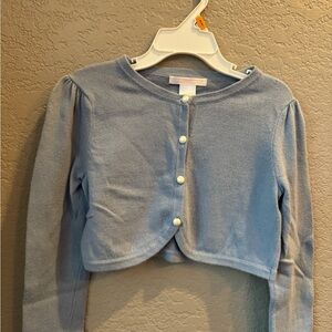 Janie and Jack Light Blue Kids Cardigan